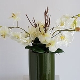 Vaas met orchidee