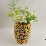 Vaas (exclusief) inclusief boeket amaryllis